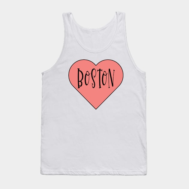 I love Boston Tank Top by Inspire Enclave